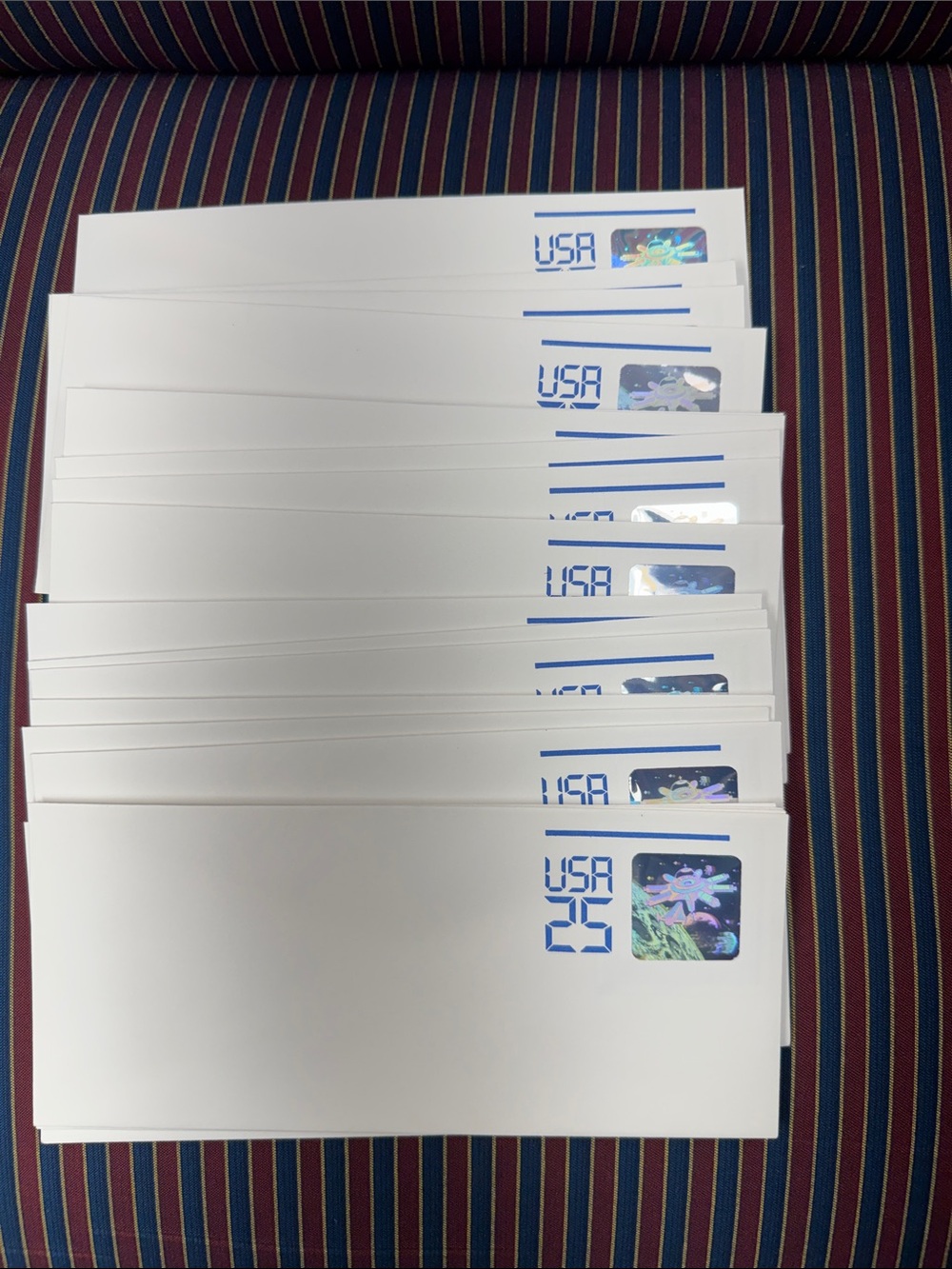 20 Pack Vintage 1989 USPS Space Station Hologram 25¢ Envelopes Unused (OLCC)